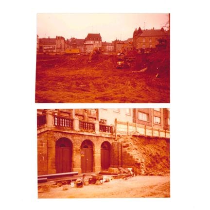VDL. Réunion de 26 photographies des travaux de la