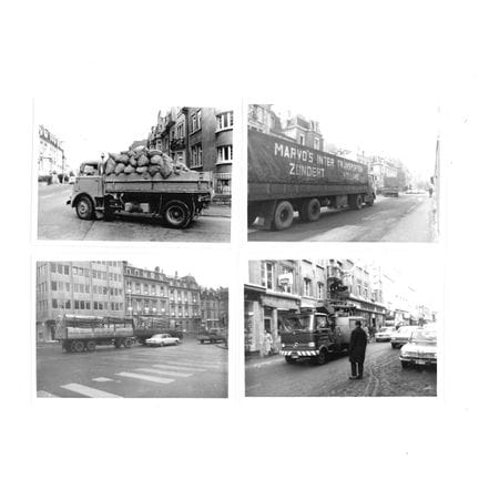 CAMION. Raccolta di 13 fotografie di camion scatta