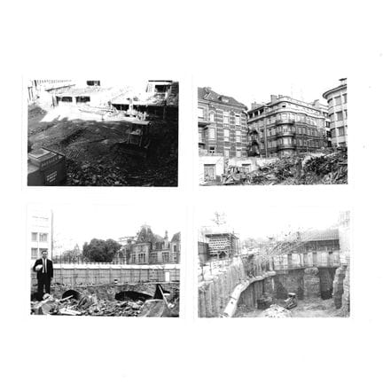 CONSTRUCTION. Réunion de 50 photographies de trava