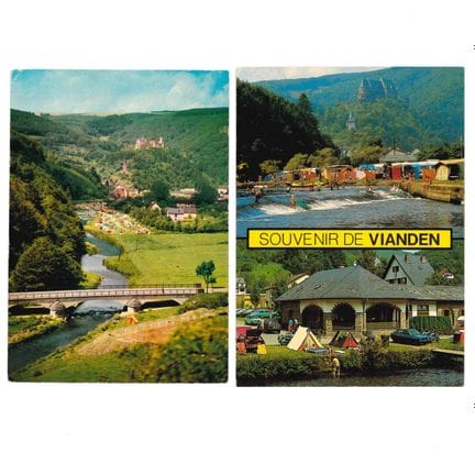 CAFE-COMMERCE. 4 cartes postales semi-modernes de 