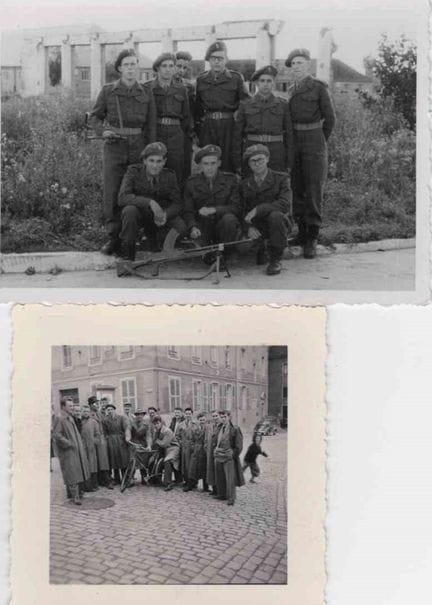 MILITARE. Fotografia privata di un gruppo di coscr