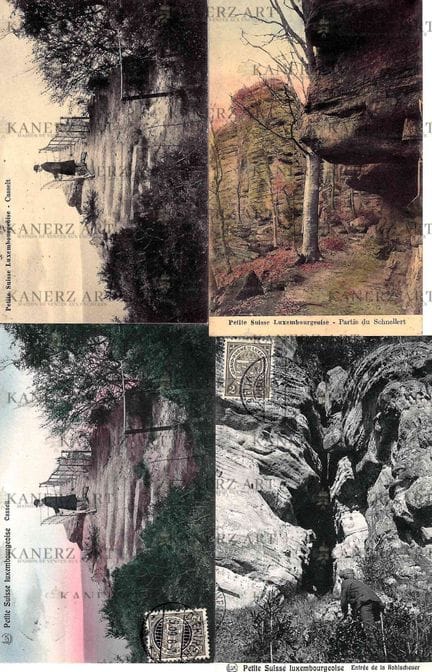 MULLERTHAL . 1. Partie du Schnellert (en couleur),