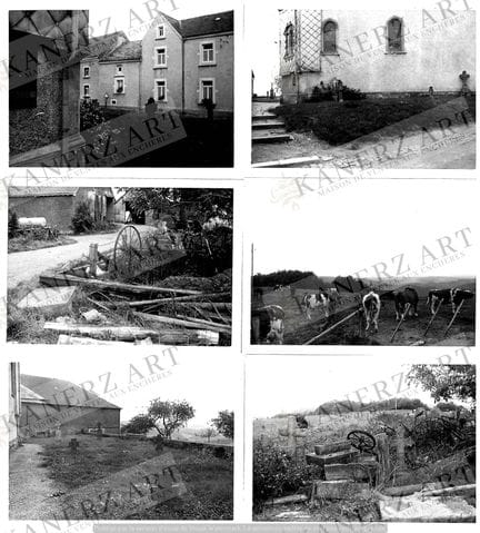 KNAPHOSCHEID.  Set di 8 foto del villaggio di KNAP