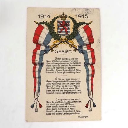 PRIMA GUERRA MONDIALE. Cartolina patriottica con i