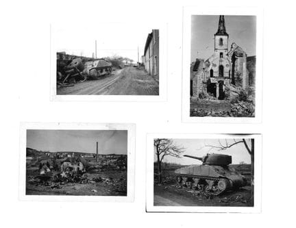 WAR II. Raccolta di 21 fotografie di Tony MANGEN s