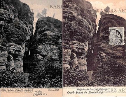 MULLERTHAL . 1. Wolfsschlucht dans le Mullerthal, 