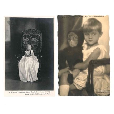 DINASTIA. 17 cartoline fotografiche della principe