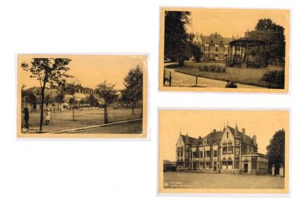 PÉTANGE. Réunion de 3 cartes postales des années 3