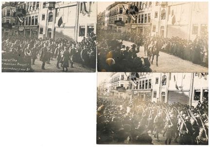 GUERRA I. Riunione di 3 belle cartoline fotografic
