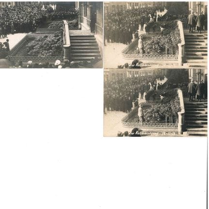 GUERRA I. 3 schede fotografiche della sessione cam