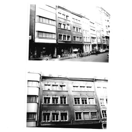 VDL. Serie di 5 fotografie in bianco e nero di Rue