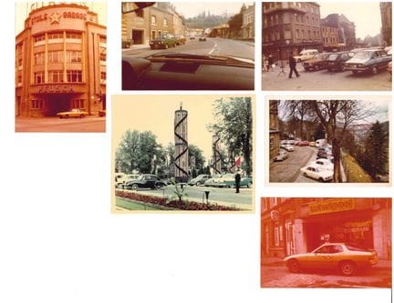 AUTO/MOTO. Réunion de 19 photographies de voitures