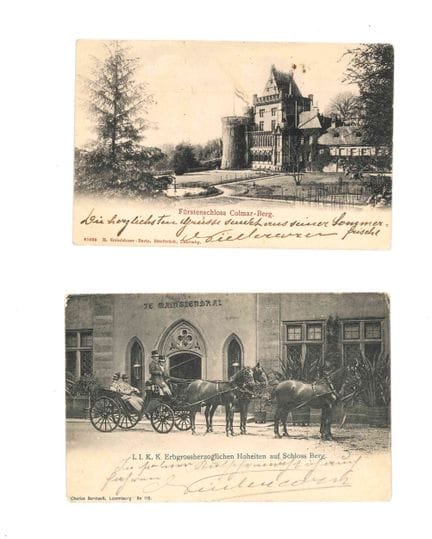 COLMAR-BERG. Cartolina postale del Fürstenschloss 
