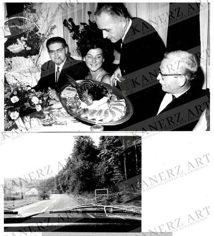 GAICHEL.  Set di 2 foto/stampa del villaggio di GA
