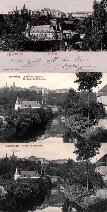 VDL. Riunione di cartoline di Pfaffenthal, edizion