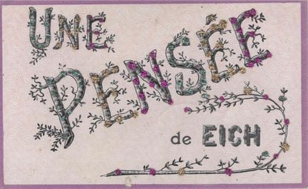 FANTAISIE. Carte postale fantaisie avec rehauts de