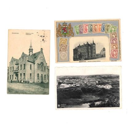 ETTELBRUCK. Set di 5 cartoline, vedute: il collegi