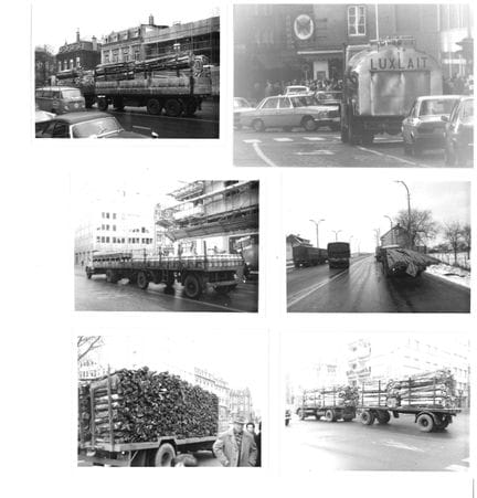 AUTO/MOTO. Réunion de 9 photographies dont Luxlait