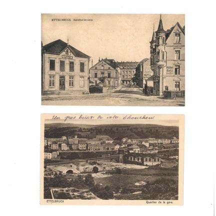 ETTELBRUCK. Cartolina postale “Bahnhof Avenue”.
Ch