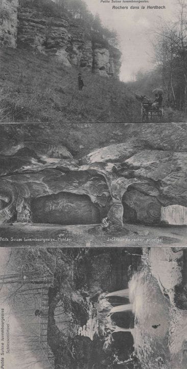 PETITE SUISSE. Réunion de 10 cartes postales de la