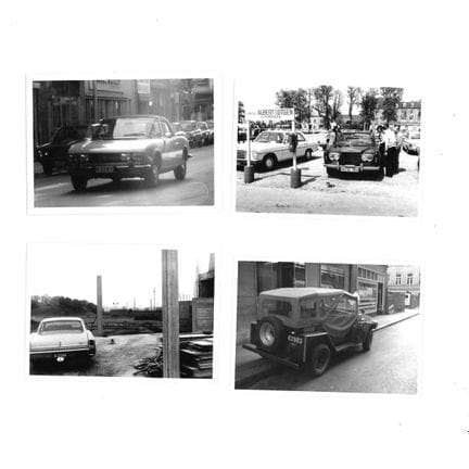 AUTO/MOTO. Réunion de 35 photographies de voitures