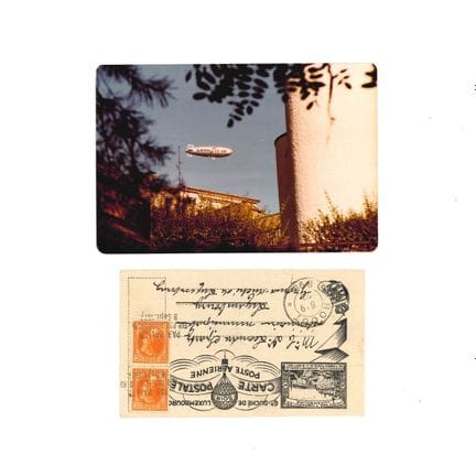 AVIAZIONE. Raccolta di 5 fotografie e 2 cartoline 