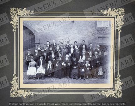 MATRIMONIO. Grande fotografia incollata su cartone