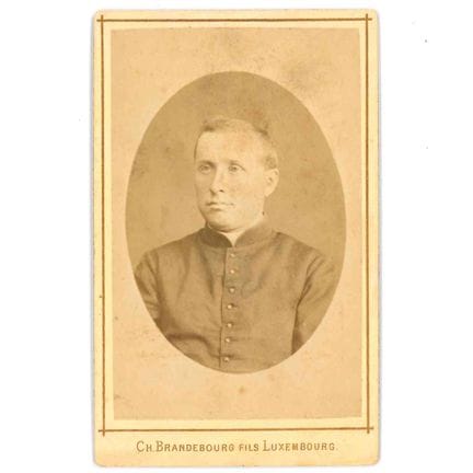 BRANDEBOURG. Carte photo d'un ecclésiastique par l