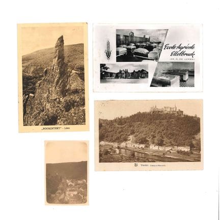 OESLING. Raccolta di 4 cartoline:
1) Fotografia di