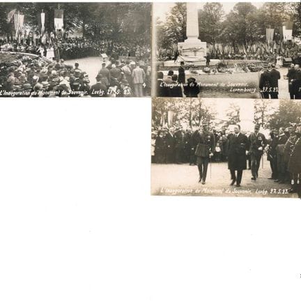 GUERRA I. 3 cartoline fotografiche del Monumento a