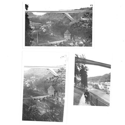 VDL. Raccolta di 5 fotografie del Pont Rouge scatt