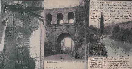 VDL. Riunione di 5 cartoline della città di Lussem