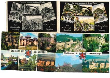 GDL. Riunione di 10 cartoline del dopoguerra, dal 