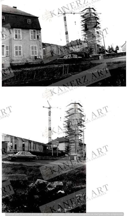 ROODT-SUR-SYRE.  Ensemble de 2 photos du village d