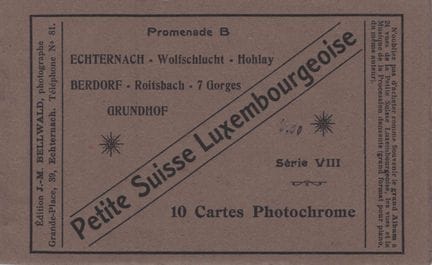 ECHTERNACH. Libro di cartoline intorno a Echternac