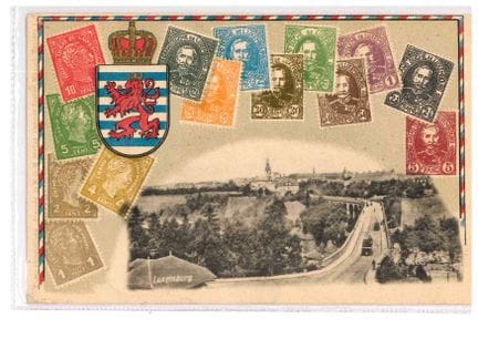 VDL. Cartolina postale con una veduta dell'ingress