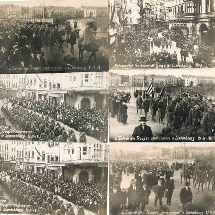 GUERRA I. set di 11 cartoline fotografiche dell'in