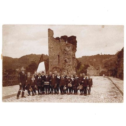 VDL. Cartolina fotografica dell'ascesa di Clausen 