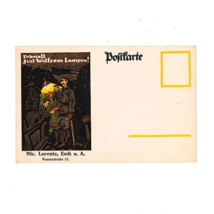 ESCH. Carte postale de correspondance de la quicai