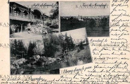MONDORF . Etang dans le parc, 1898 (De la collecti
