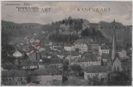 LAROCHETTE: Panorama e rovine, P.C. Schoren (Stazi