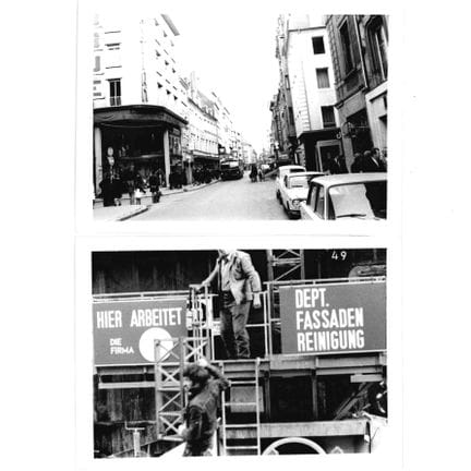 VDL. Réunion de 46 photographies des travaux de la