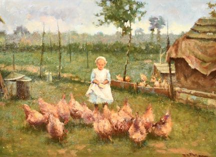 Ken Moroney (1949–2018), britisch. „Feeding the Ch