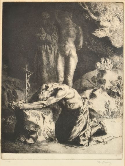 William Strang (1859–1921), britisch. „Die Versuch