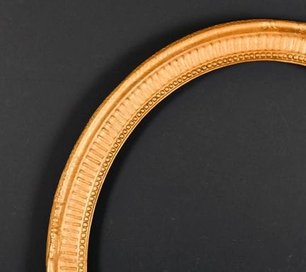 École anglaise du début du XIXe siècle. Cadre oval