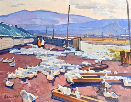 Viktor Fedorovich Vassine (1919-1997) Russisch. "V