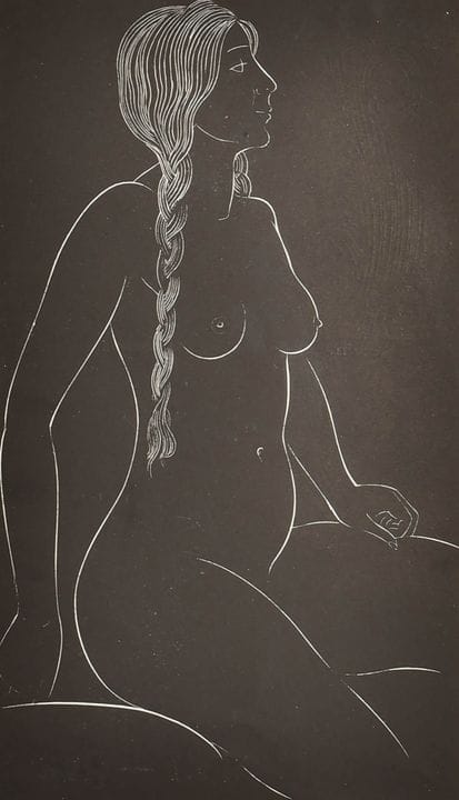 Eric Gill (1882–1940), Brite. „Betty, die Tochter 