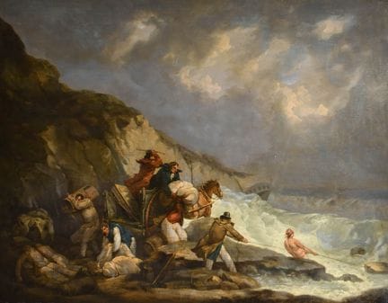 George Morland (1763–1804), britisch. „Wreckers“, 