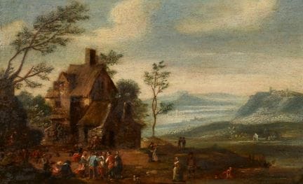 Niederländische Schule des 18. Jahrhunderts. Tanze