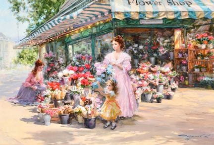 Konstantin Razumov (1974-) Russe. « À la boutique 